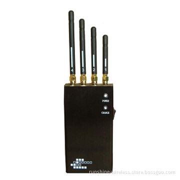 4-band GSM, DCS, 3G, Wi-Fi, Powerful Mobile Phone Signal Jammer